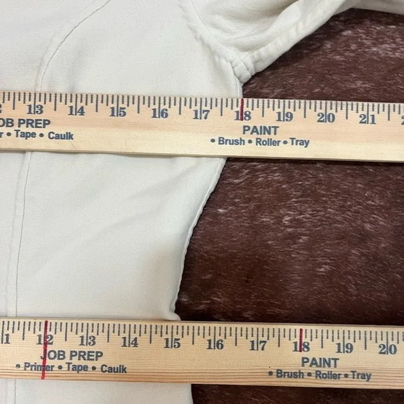 Michael Kors Collection Ivory Wool Bell-Sleeve Sheath Dress 10 Italy - Picture 9 of 11